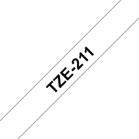 ORIGINAL Brother Nastro Nero su bianco TZe-211 TZ-211 6 mm x 8 m, laminato