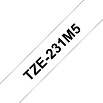 ORIGINAL Brother Nastro nerosuBianco TZe-231M5