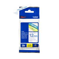 ORIGINAL Brother Nastro Blu su bianco TZe-233 TZ-233 12 mm x 8 m, laminato