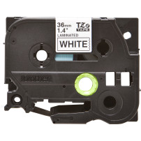 ORIGINAL Brother Nastro Nero su bianco TZe-261 TZ-261 36 mm x 8 m, laminato