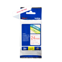 ORIGINAL Brother Nastro Rosso su bianco TZe-252 TZ-252 24 mm x 8 m, laminato