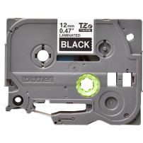 ORIGINAL Brother Nastro Bianco su nero TZe-335 TZ-335 12 mm x 8 m, laminato