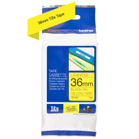 ORIGINAL Brother Nastro Nero su giallo TZe-661 TZ-661 36 mm x 8 m, laminato