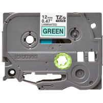 ORIGINAL Brother Nastro Nero su verde TZe-731 TZ-731 12 mm x 8 m, laminato
