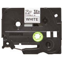 ORIGINAL Brother Nastro Nero su bianco TZe-FX231 TZ-FX231 12 mm x 8 m