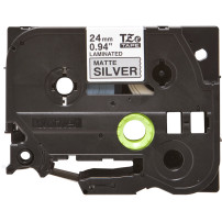 ORIGINAL Brother Nastro Nero su argento TZe-M951 TZ-M951 24 mm x 8 m, laminato