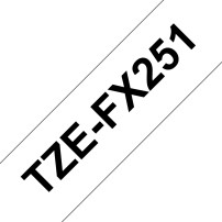 ORIGINAL Brother Nastro Nero su bianco TZe-FX251 TZ-FX251 24 mm x 8 m, laminato