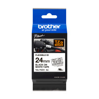 ORIGINAL Brother Nastro Nero su bianco TZe-FX251 TZ-FX251 24 mm x 8 m, laminato