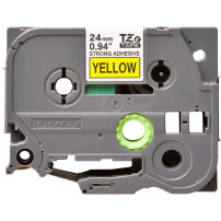 ORIGINAL Brother Nastro Nero su giallo TZe-S651 TZ-S651 24 mm x 8 m, laminato