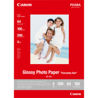 ORIGINAL Canon Carta Bianco 0775B001 GP-501 Carta fotografica, DIN A4, 200 g/mÂ², 100 fogli, brillante