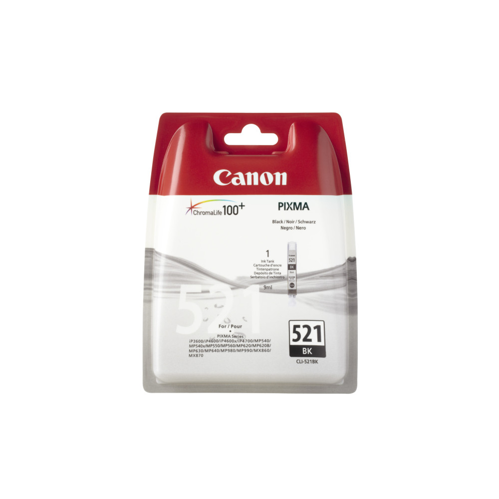 ORIGINAL Canon Multipack ciano / magenta / giallo CLI-521 2934B015 ~1350 Seiten