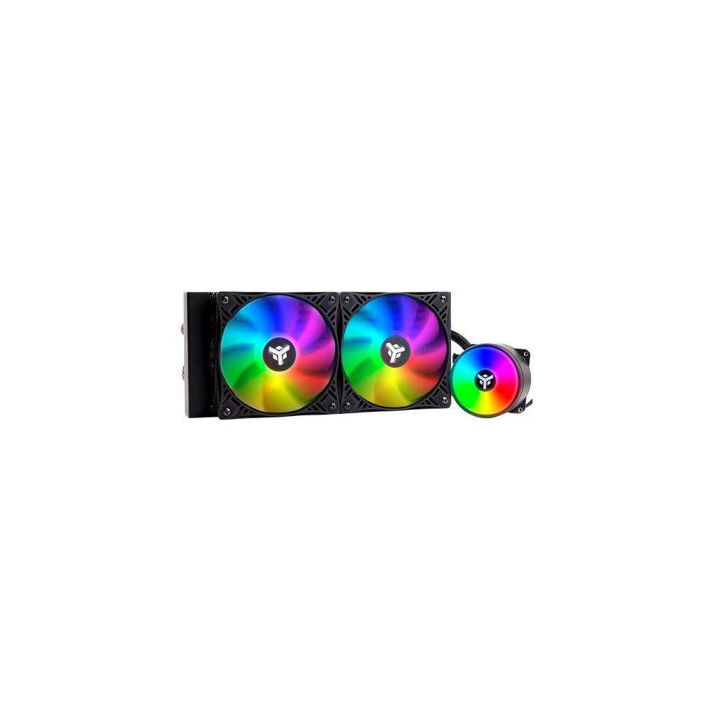 COOLER ITEK " EVOLIQ 240 RAINBOW" 240mm (Raff. a Liquido) SKT UNIVERSALE - PWM -  ITLCEVOR240