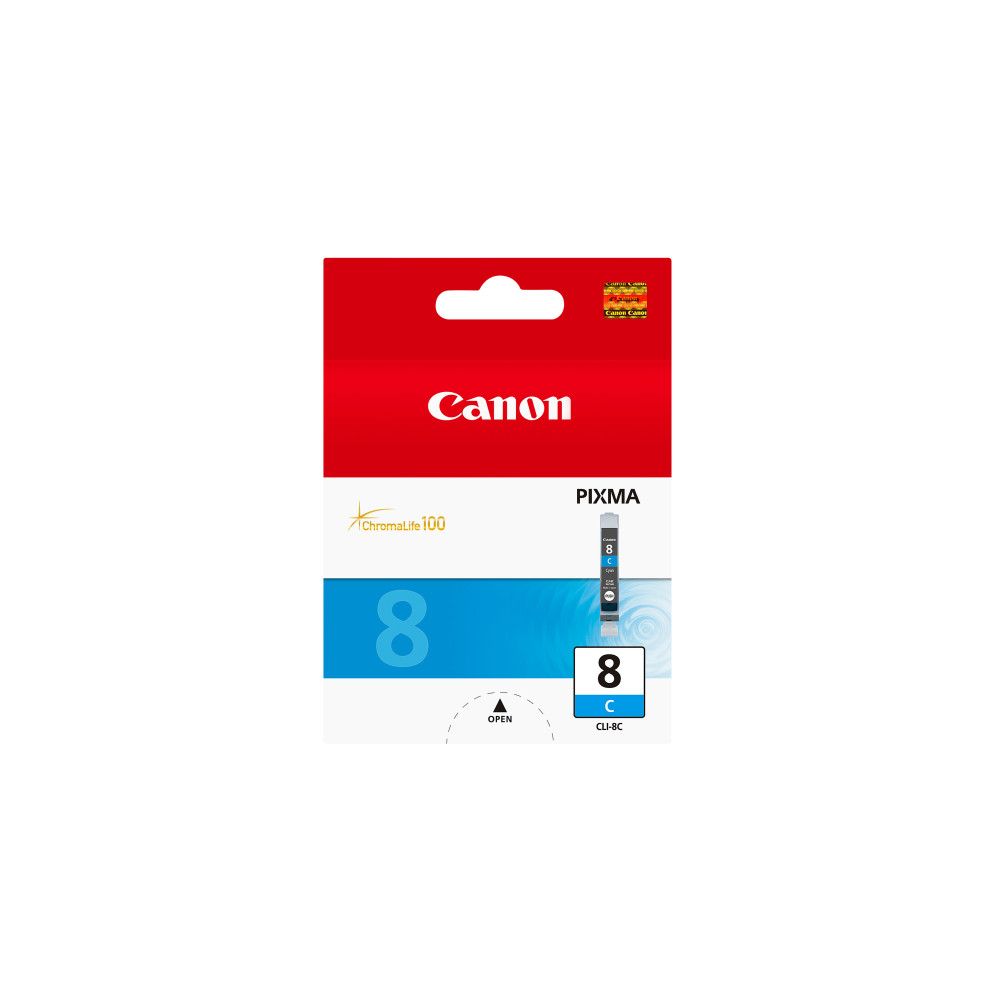 ORIGINAL Canon Cartuccia d'inchiostro ciano CLI-8c 0621B001 ~900 Seiten 13ml