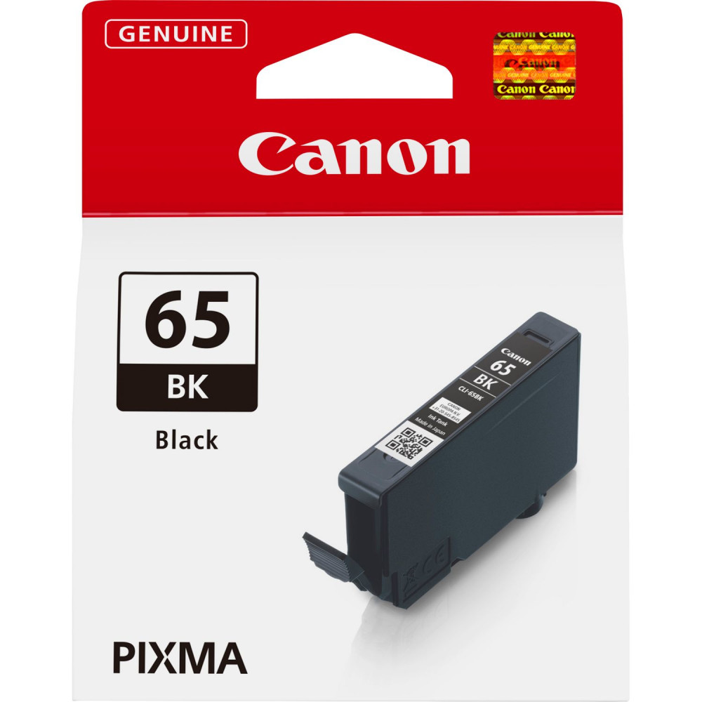 ORIGINAL Canon Cartuccia d'inchiostro nero CLI-65bk 4215C001 ~860 Seiten 12,6ml