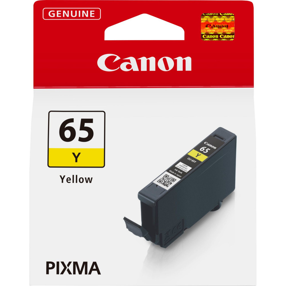 ORIGINAL Canon Cartuccia d'inchiostro giallo CLI-65y 4218C001 ~295 Seiten 12,6ml