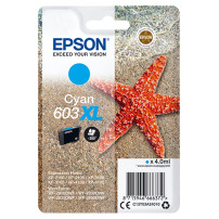 ORIGINAL Epson Cartuccia d'inchiostro ciano C13T03A24010 603XL ~350 Seiten