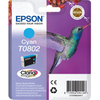 ORIGINAL Epson Cartuccia d'inchiostro ciano C13T08024011 T0802 ~935 Seiten 7,4ml