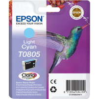 ORIGINAL Epson Cartuccia d'inchiostro ciano (chiaro) C13T08054011 T0805 ~350 Seiten 7,4ml