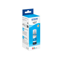 ORIGINAL Epson Cartuccia d'inchiostro ciano C13T09B240 107 ~7200 Seiten 70ml
