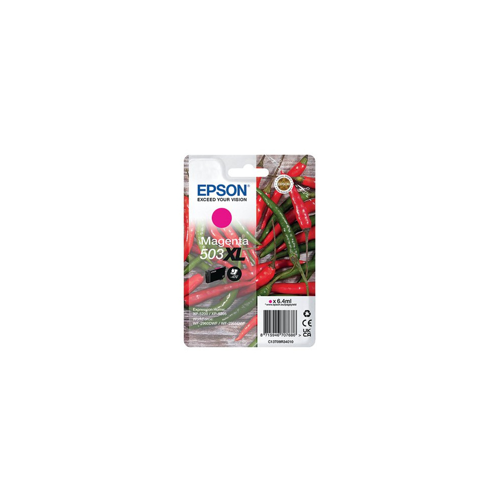ORIGINAL Epson Cartuccia d'inchiostro magenta C13T09R34010 503 XL ~470 Seiten 6,4ml