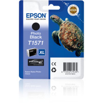 ORIGINAL Epson Cartuccia d'inchiostro Nero (Foto) C13T15714010 T1571 XL 25,9ml