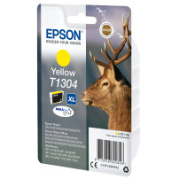 ORIGINAL Epson Cartuccia d'inchiostro giallo C13T13044012 T1304 XL ~765 Seiten 10,1ml