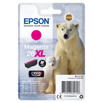 ORIGINAL Epson Cartuccia d'inchiostro magenta C13T26334012 26 XL ~700 Seiten 9,7ml Cartuccie dÂ´inchiostro XL