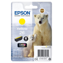 ORIGINAL Epson Cartuccia d'inchiostro giallo C13T26144012 26 ~300 Seiten 4,5ml standard