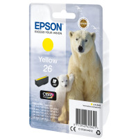 ORIGINAL Epson Cartuccia d'inchiostro giallo C13T26144012 26 ~300 Seiten 4,5ml standard