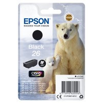 ORIGINAL Epson Cartuccia d'inchiostro nero C13T26014012 26 ~220 Seiten 6,2ml standard