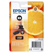 ORIGINAL Epson Cartuccia d'inchiostro Nero (Foto) C13T33614012 33 XL ~400 Seiten XL
