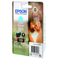 ORIGINAL Epson Cartuccia d'inchiostro ciano (chiaro) C13T37854010 378 ~360 Seiten 4,8ml