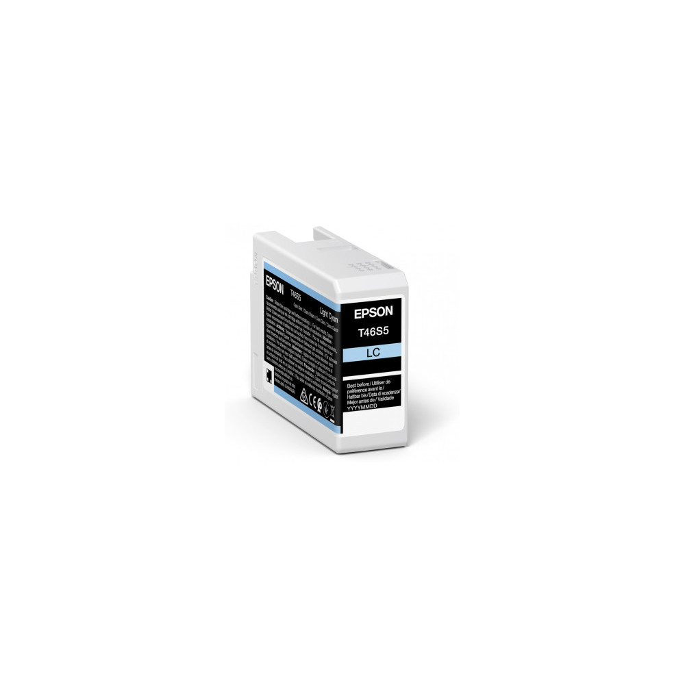 ORIGINAL Epson Cartuccia d'inchiostro ciano (chiaro) C13T46S500 T46S5 25ml