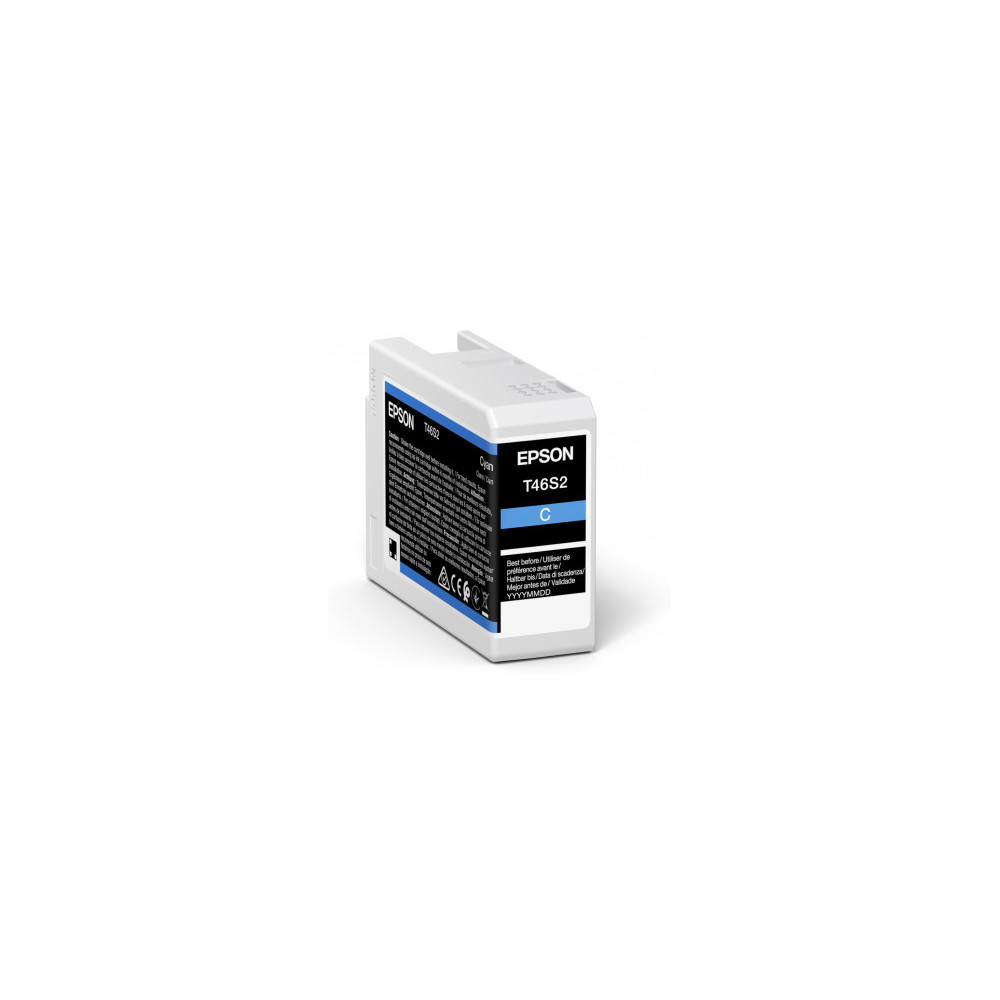 ORIGINAL Epson Cartuccia d'inchiostro ciano C13T46S200 T46S2 25ml