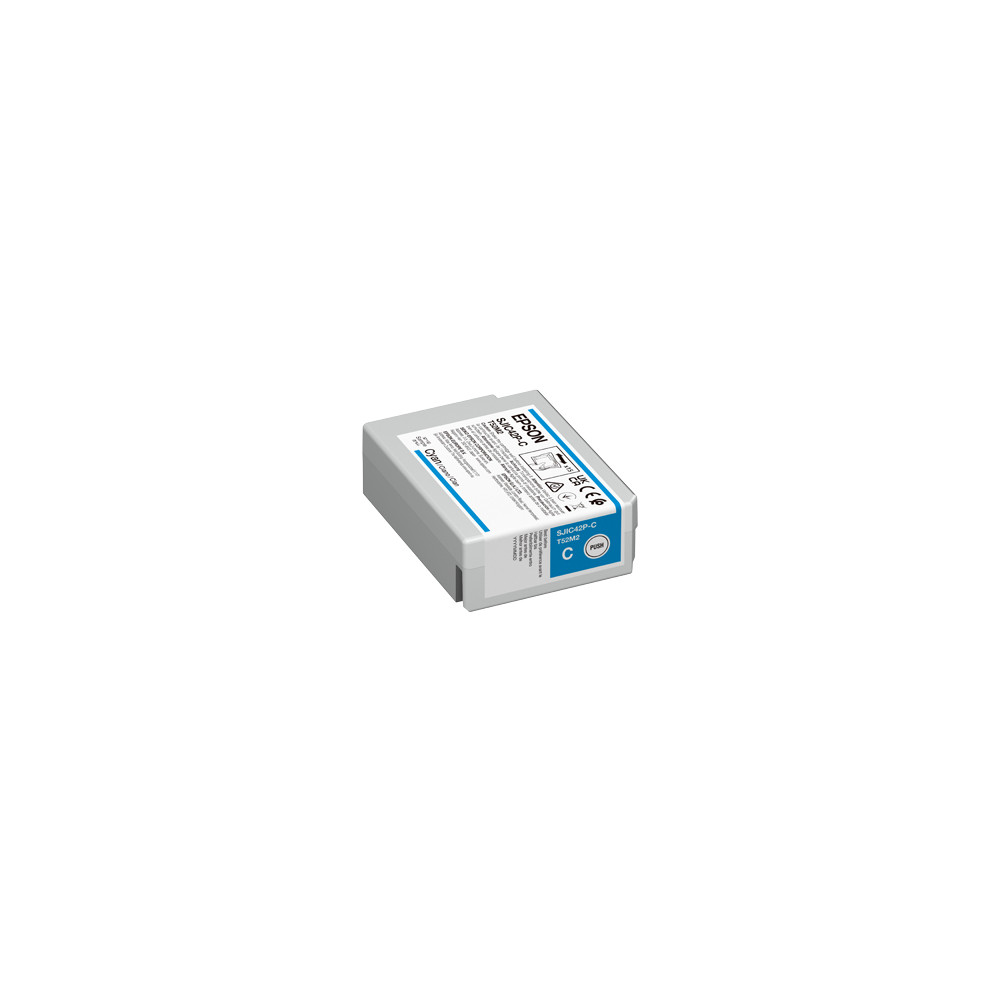 ORIGINAL Epson Cartuccia d'inchiostro ciano C13T52M240 SJIC42P-C 50ml