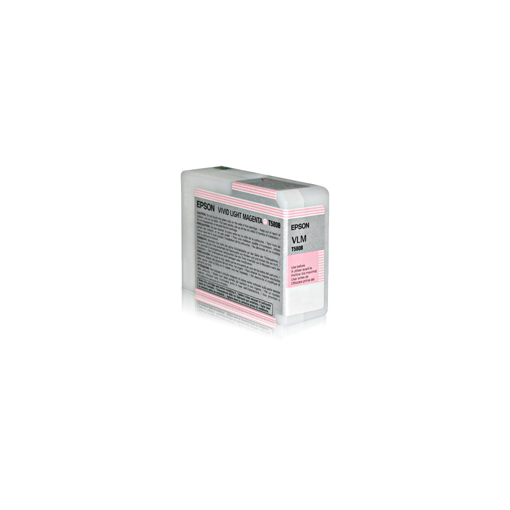 ORIGINAL Epson Cartuccia d'inchiostro magenta (chiaro) C13T580B00 T580B 80ml