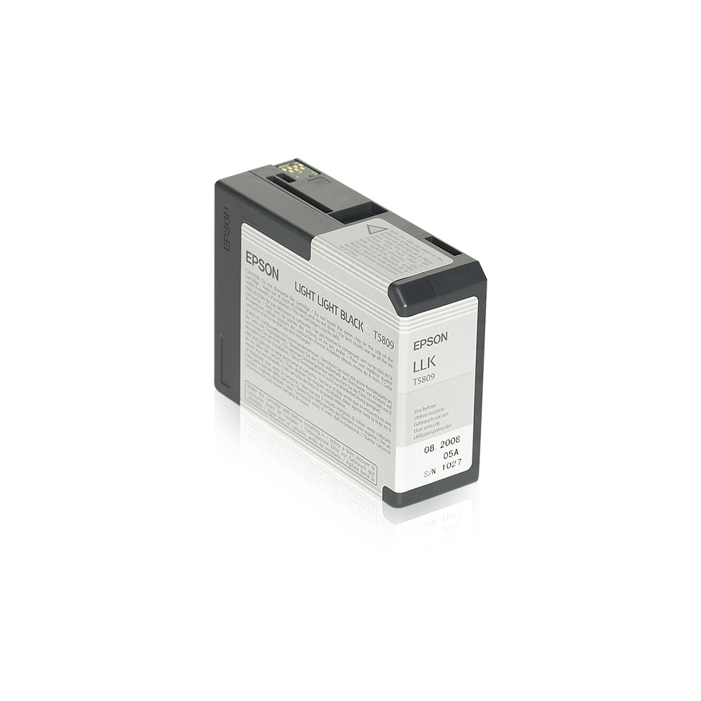 ORIGINAL Epson Cartuccia d'inchiostro lightlightblack C13T580900 T5809 80ml