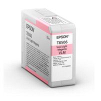 ORIGINAL Epson Cartuccia d'inchiostro magenta (chiaro) C13T85060N T8506 80ml