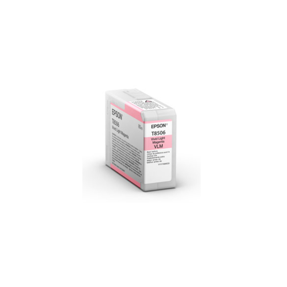 ORIGINAL Epson Cartuccia d'inchiostro magenta (chiaro) C13T85060N T8506 80ml