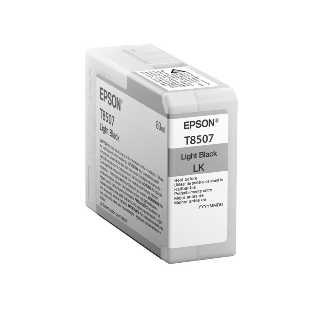 ORIGINAL Epson Cartuccia d'inchiostro nero C13T850700 T8507 80ml