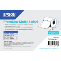 ORIGINAL Epson Etichette C33S045417 S045417 carta normale, opaco politenato, 51mm x 35m, VE=1