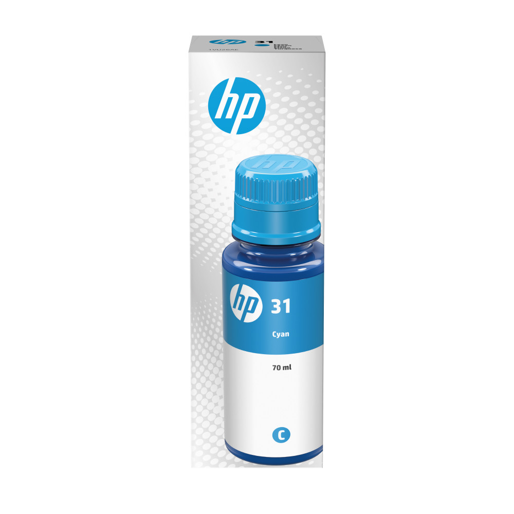 ORIGINAL HP Cartuccia d'inchiostro ciano 1VU26AE 31 ~8000 Seiten 70ml