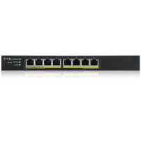 SWITCH ZYXEL NebulaFlex Switch Web Managed 8p Gigabit POE (max 60w) - Sup IPv6, VLAN - Design senza ventole, GS1915-8EP-EU0101F