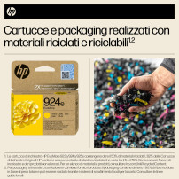 ORIGINAL HP Cartuccia d'inchiostro giallo 4K0U9NE 924e ~800 Seiten