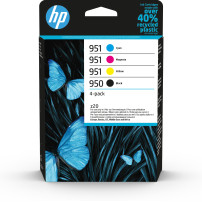 ORIGINAL HP Multipack nero / ciano / magenta / giallo 6ZC65AE 950 / 951 ~3100 Seiten