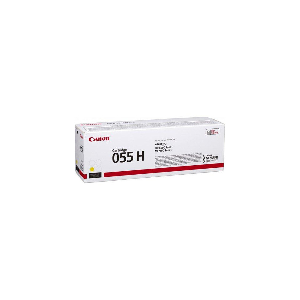 TONER CANON 055 H Y Giallo 5900PP x LBP664Cx LBP663Cdw MF746Cx MF744Cdw MF742Cdw