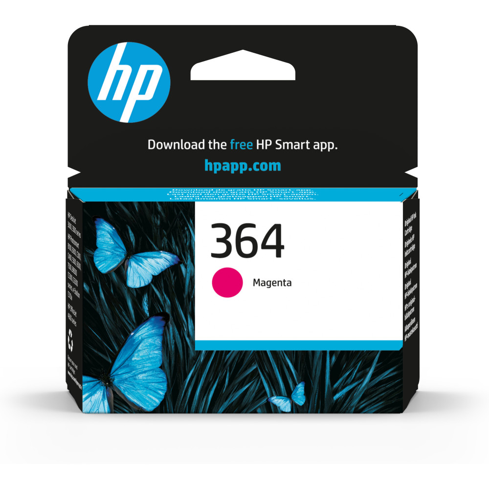 ORIGINAL HP Cartuccia d'inchiostro magenta CB319EE 364 ~300 Seiten 4ml