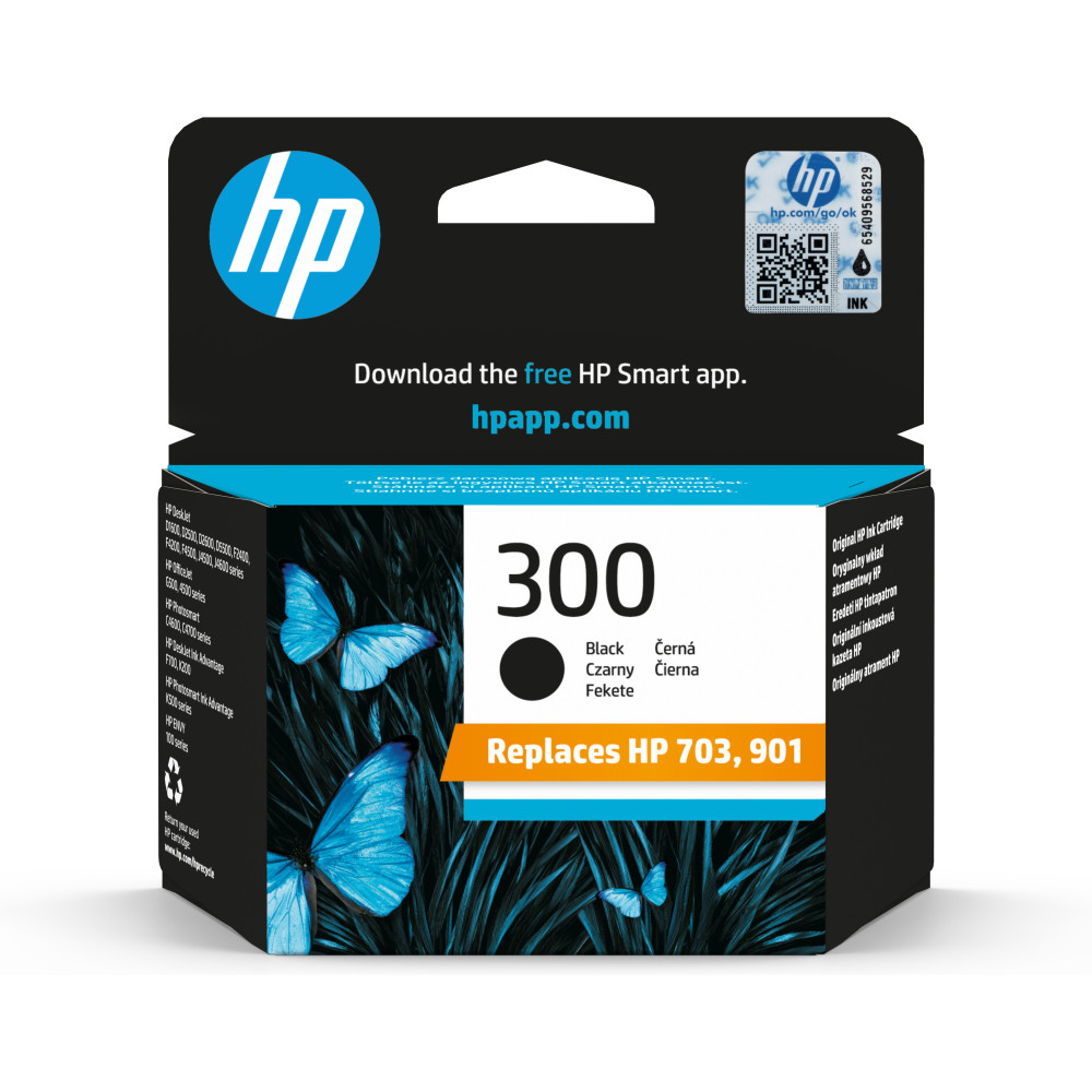 ORIGINAL HP Cartuccia d'inchiostro nero CC640EE 300 ~200 Seiten