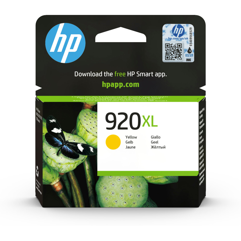 ORIGINAL HP Cartuccia d'inchiostro giallo CD974AE 920 XL ~700 Seiten Cartuccie dÂ´inchiostro