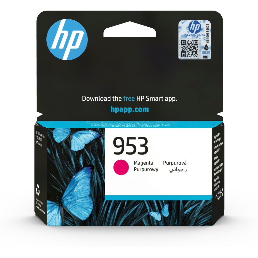 ORIGINAL HP Cartuccia d'inchiostro magenta F6U13AE 953 ~630 Seiten